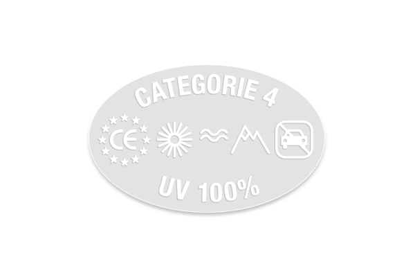 Étiquette électrostatiques ovale solaire Cat .4
