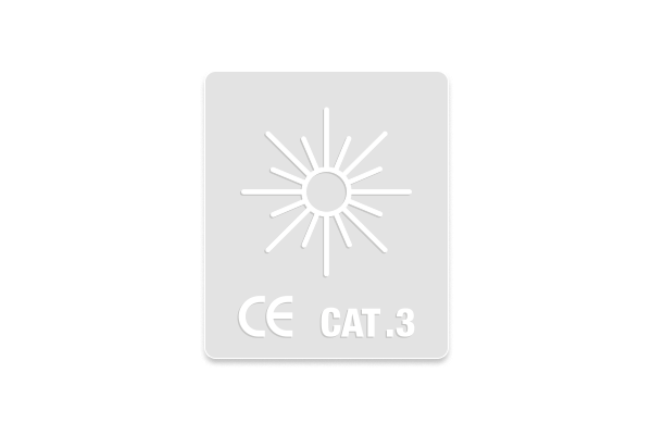 Étiquette électrostatiques ovale solaire Cat. 3
